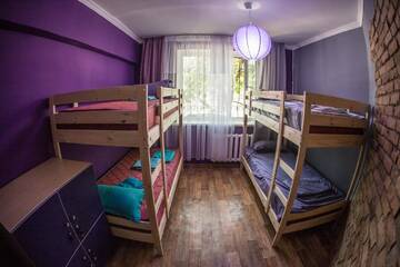 Фото номера Кровать в общем 4-местном номере для мужчин и женщин Хостелы Hostel Loco г. Алматы 6