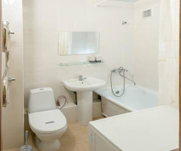Фото номера Апартаменты с 3 спальнями Апартаменты Apartment Utegen Batyr 2 г. Алматы 12