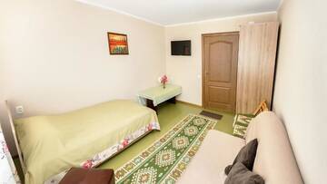 Фото номера Апартаменты с 2 спальнями Апартаменты Apartment Utegen Batyr 2 г. Алматы 22