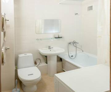 Фото номера Апартаменты с 2 спальнями Апартаменты Apartment Utegen Batyr 2 г. Алматы 30