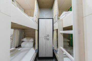 Фото номера Односпальная кровать в общем номере с 6 кроватями Хостелы My Hostel Almaty г. Алматы 6