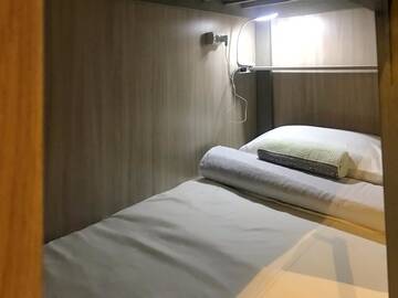 Фото номера Спальное место на двухъярусной кровати в общем номере для мужчин и женщин Хостелы Yellow Park Hostel г. Алматы 10