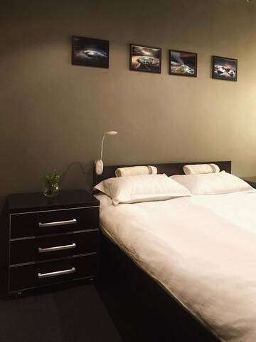 Фото номера Стандартный номер с кроватью размера &quot;king-size&quot; Хостелы Yellow Park Hostel г. Алматы 9