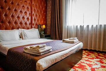 Фото номера Стандартный номер с кроватью размера &quot;king-size&quot; Отель Grand Opera Hotel г. Алматы 6