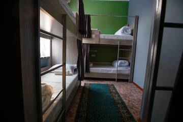 Фото номера Кровать в общем 6-местном номере для мужчин и женщин Хостелы Mountain Road Hostel г. Алматы 4