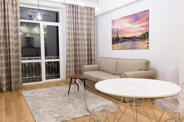 Фото номера Апартаменты с балконом Отель Opera Apartments г. Алматы 9