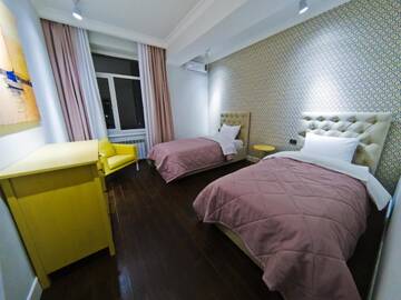 Фото номера Апартаменты с 2 спальнями Отель Opera Apartments г. Алматы 13
