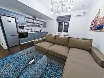 Фото номера Апартаменты с 2 спальнями Отель Opera Apartments г. Алматы 10