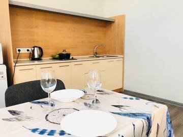 Фото номера Апартаменты Делюкс Апартаменты InterHouse Apartments г. Алматы 5
