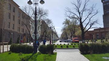 Фото номера Апартаменты-студио Апартаменты Apartment on Nazarbayeva 77 г. Алматы 12