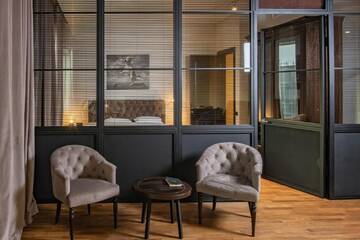 Фото номера Улучшенные апартаменты Апарт-отели Apart Hotel by Parmigiano Group г. Алматы 2