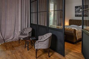 Фото номера Улучшенные апартаменты Апарт-отели Apart Hotel by Parmigiano Group г. Алматы 3
