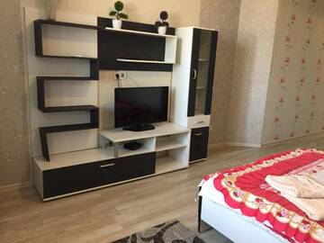 Фото номера Апартаменты с 1 спальней Апартаменты Apartments Zolotoy Kvadrat г. Алматы 4