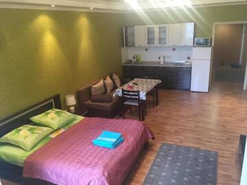 Фото номера Апартаменты-студио Апартаменты Apartments Zolotoy Kvadrat г. Алматы 25