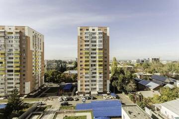 Фото номера Апартаменты с 1 спальней Апартаменты AHome 03 at Balzak 8D г. Алматы 18