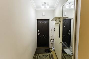 Фото номера Апартаменты с 1 спальней Апартаменты AHome 03 at Balzak 8D г. Алматы 13