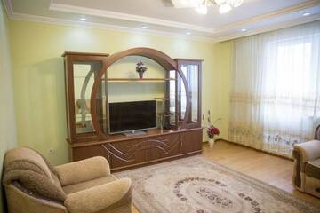 Фото номера Апартаменты с 1 спальней Апартаменты AHome 03 at Balzak 8D г. Алматы 25