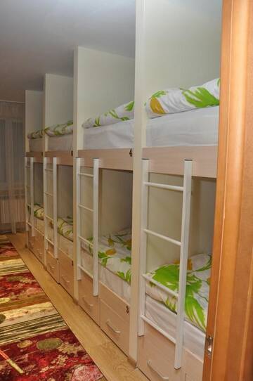 Фото номера Кровать в общем 8-местном номере для мужчин и женщин Хостелы ART Hostel г. Алматы 4