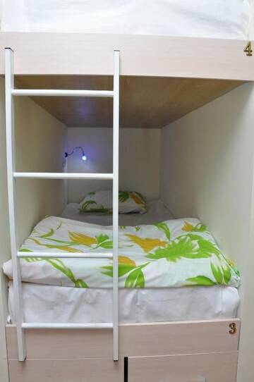 Фото номера Кровать в общем 8-местном номере для мужчин и женщин Хостелы ART Hostel г. Алматы 9