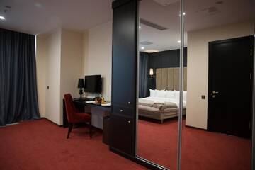 Фото номера Стандартный двухместный номер с 2 отдельными кроватями Отель Maqan Hotel Almaty г. Алматы 4