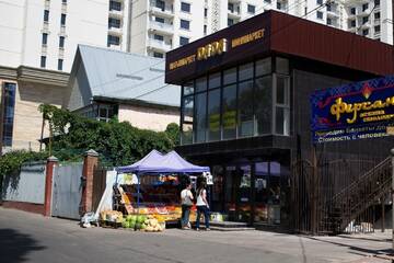 Фото номера Апартаменты с 1 спальней Апартаменты AHome 01 on Balzak street г. Алматы 13