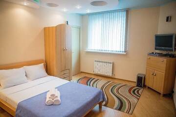 Фото номера Апартаменты с 1 спальней Апартаменты AHome 82 on Husainov street г. Алматы 26