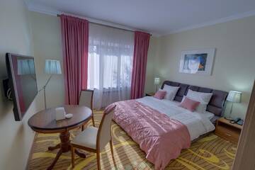 Фото номера Стандартный двухместный номер с 1 кроватью Отель Beis Spa Hotel Resort г. Алматы 9