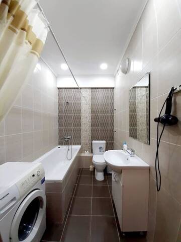 Фото номера Апартаменты с 1 спальней Апартаменты Apartment on Zharokov 235 г. Алматы 8