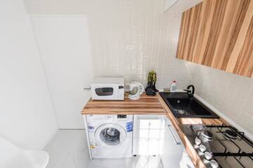 Фото номера Апартаменты с 1 спальней Апартаменты QonaQ Apartments 43 г. Алматы 9