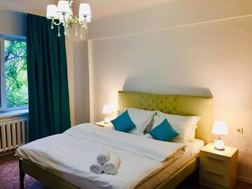 Фото номера Апартаменты с 1 спальней Апартаменты QonaQ Apartments 98/2 г. Алматы 15