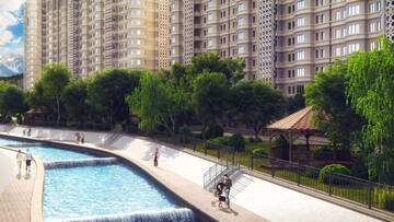 Фото номера Апартаменты с 2 спальнями Апартаменты QonaQ Apartments 414 г. Алматы 49