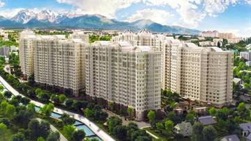 Фото номера Апартаменты с 2 спальнями Апартаменты QonaQ Apartments 414 г. Алматы 44
