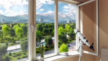 Фото номера Апартаменты с 2 спальнями Апартаменты QonaQ Apartments 414 г. Алматы 50