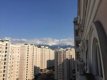 Фото номера Апартаменты с 2 спальнями Апартаменты QonaQ Apartments 414 г. Алматы 17