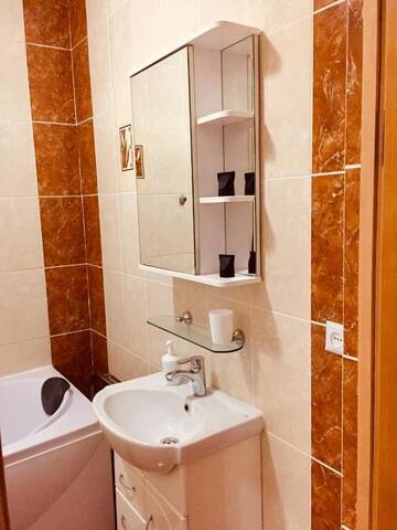 Фото номера Апартаменты с 2 спальнями Апартаменты QonaQ Apartments 414 г. Алматы 14