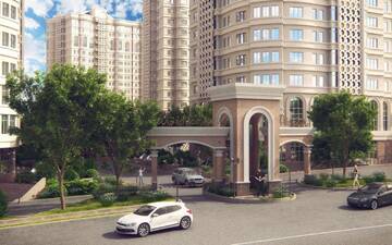 Фото номера Апартаменты с 2 спальнями Апартаменты QonaQ Apartments 414 г. Алматы 27