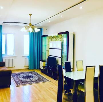 Фото номера Апартаменты с 2 спальнями Апартаменты QonaQ Apartments 414 г. Алматы 39