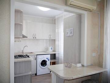 Фото номера Апартаменты с 2 спальнями Апартаменты Apartment on Satpaeva 78 г. Алматы 32