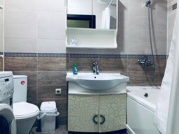 Фото номера Апартаменты с 1 спальней Апартаменты Arai apartments on 6 floor 94 г. Алматы 18