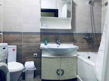 Фото номера Апартаменты с 1 спальней Апартаменты Arai apartments on 6 floor 94 г. Алматы 29