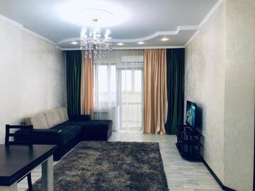 Фото номера Апартаменты с 1 спальней Апартаменты Arai apartments on 6 floor 94 г. Алматы 24