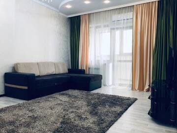 Фото номера Апартаменты с 1 спальней Апартаменты Arai apartments on 6 floor 94 г. Алматы 34