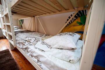 Фото номера Кровать в общем 6-местном номере для мужчин и женщин Хостелы Wanderlust Hostel г. Алматы 10