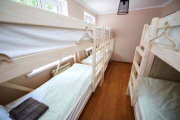 Фото номера Кровать в общем 6-местном номере для женщин Хостелы Wanderlust Hostel г. Алматы 5