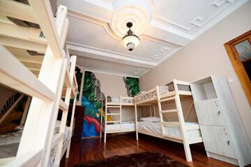 Фото номера Кровать в общем 6-местном номере для мужчин и женщин Хостелы Wanderlust Hostel г. Алматы 2