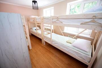 Фото номера Кровать в общем 6-местном номере для женщин Хостелы Wanderlust Hostel г. Алматы 4