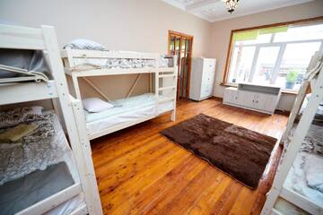 Фото номера Кровать в общем 6-местном номере для мужчин и женщин Хостелы Wanderlust Hostel г. Алматы 5
