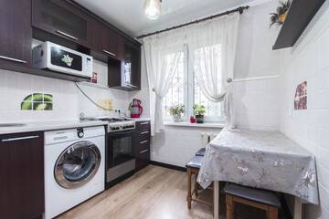 Фото номера Апартаменты с 2 спальнями Апартаменты Cozy, clean apartment in Almaly district г. Алматы 15