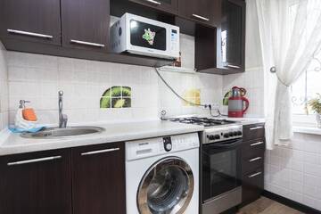 Фото номера Апартаменты с 2 спальнями Апартаменты Cozy, clean apartment in Almaly district г. Алматы 14