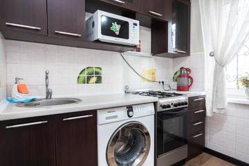 Фото номера Апартаменты с 2 спальнями Апартаменты Cozy, clean apartment in Almaly district г. Алматы 36